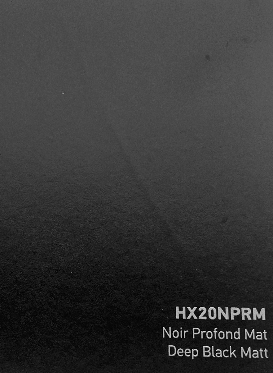 Hexis Matte Deep Black Vinyl Wrap | HX20NPRM