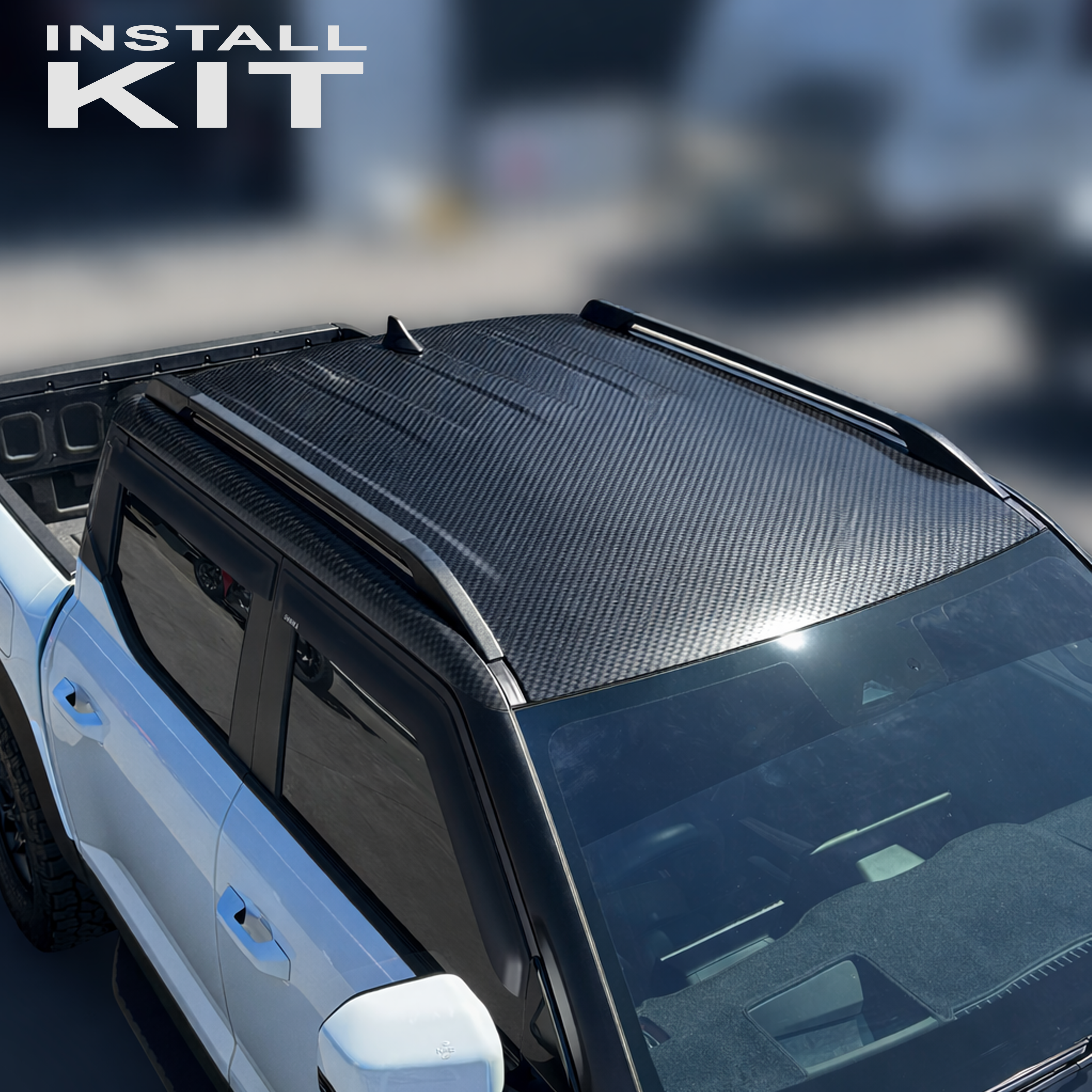 Carbon Roof Wrap Kit