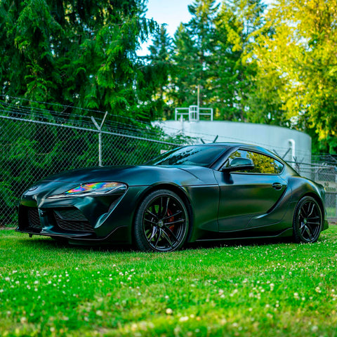 Teckwrap Matte Green Black Silk