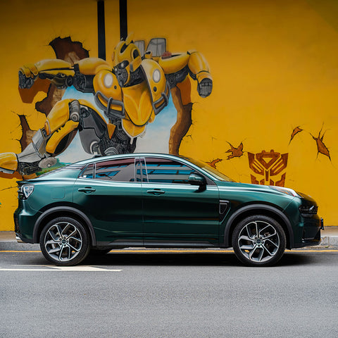 Teckwrap Matte Green Black Silk