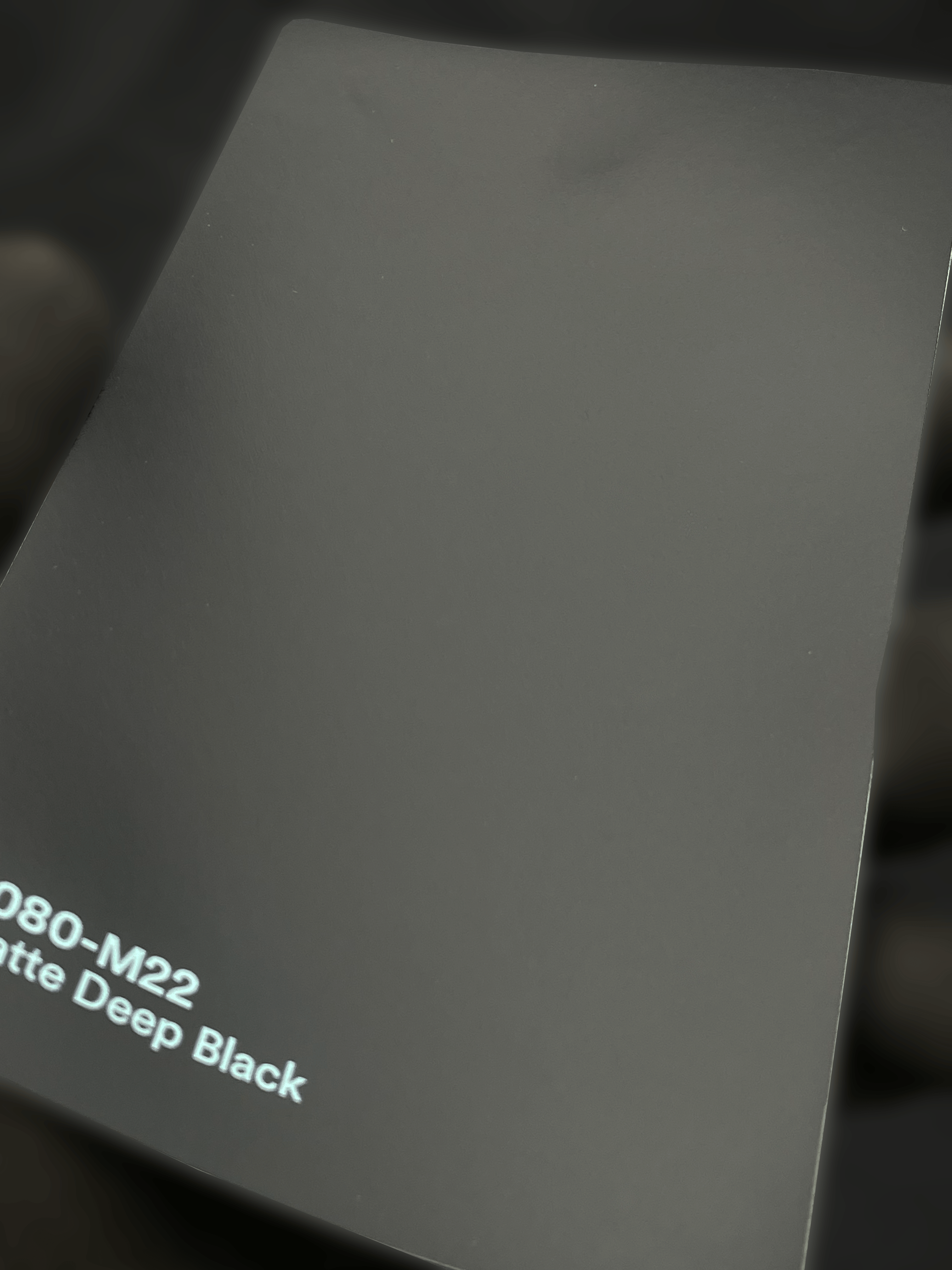3M Matte Deep Black