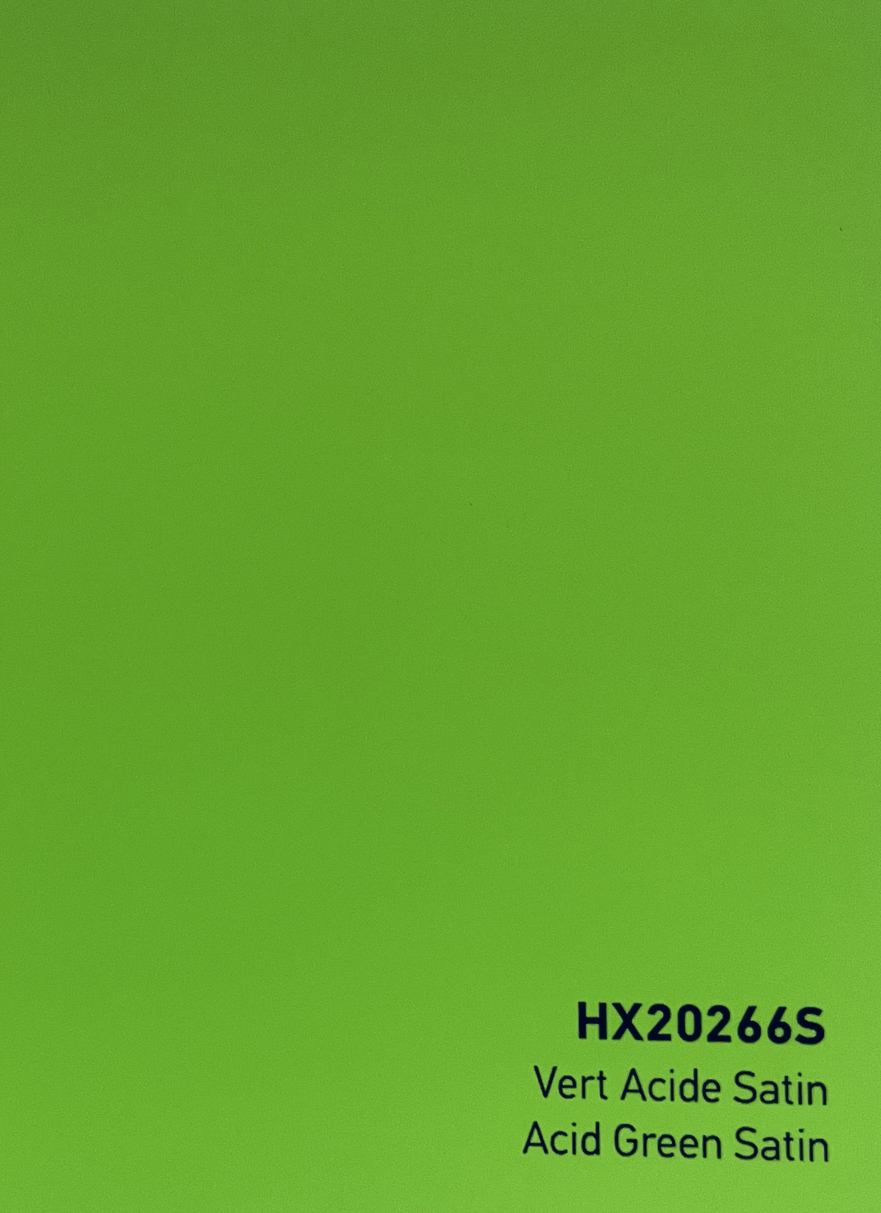 HEXIS Acid Green Satin HEXIS