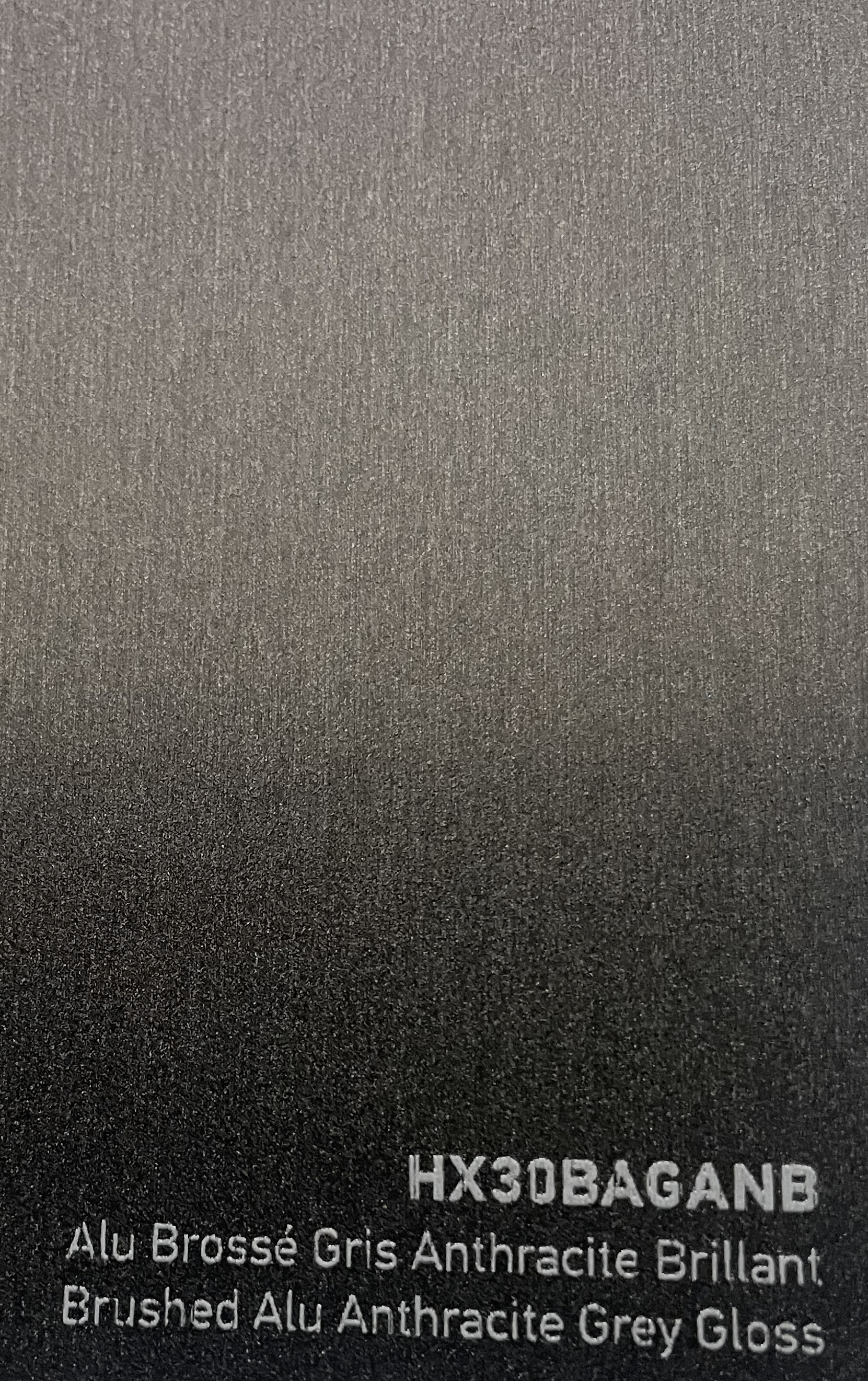 HEXIS Brushed Alu Anthracite Grey Gloss HEXIS