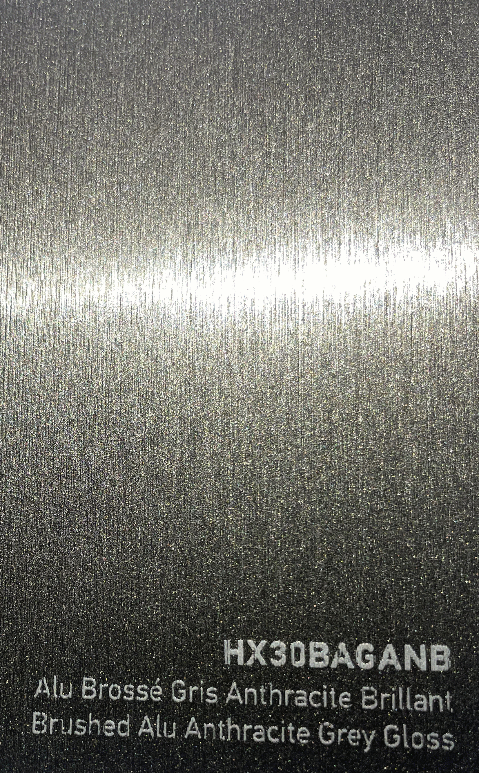 HEXIS Brushed Alu Anthracite Grey Gloss HEXIS