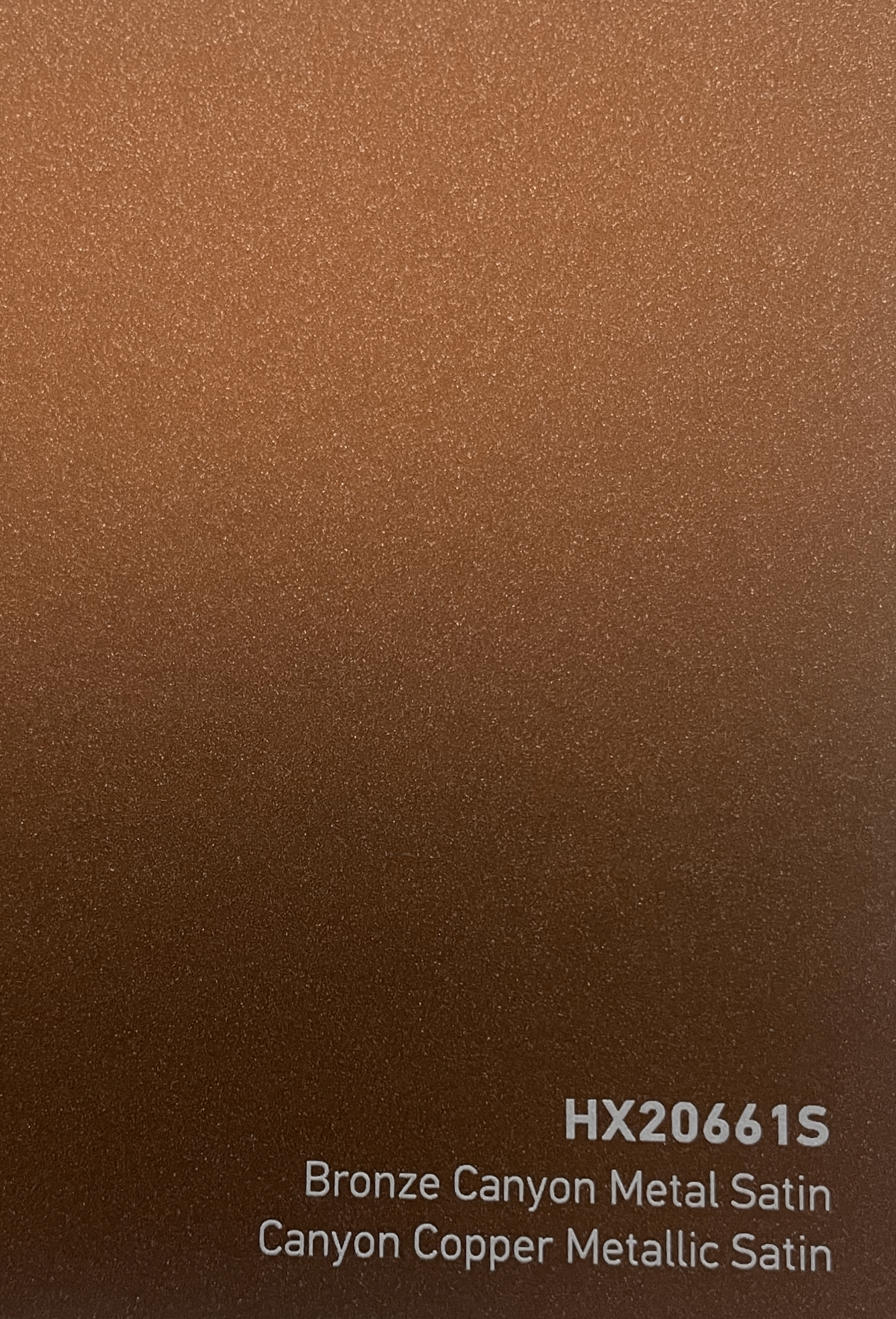 HEXIS Canyon Copper Metallic Satin HEXIS
