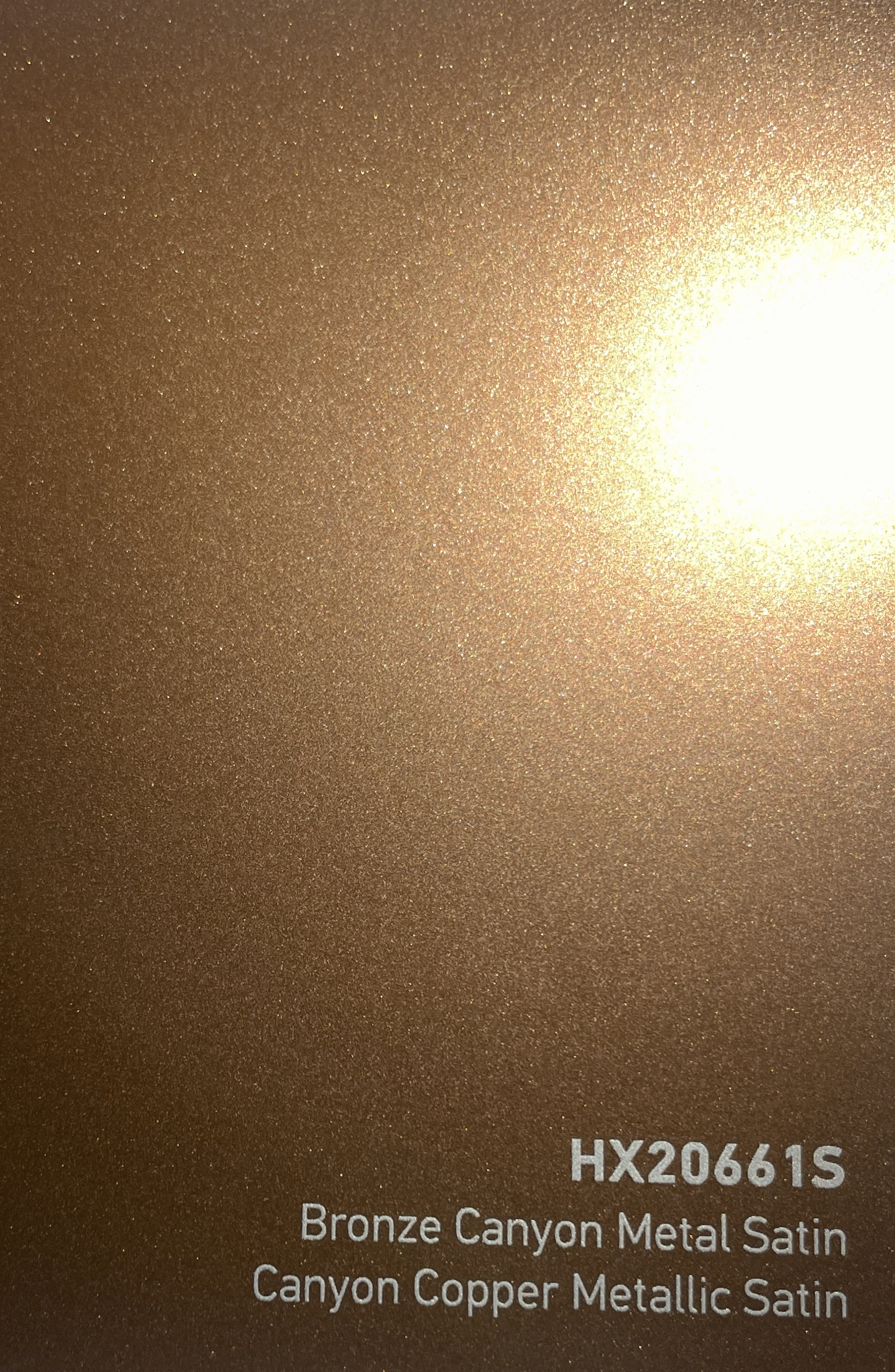 HEXIS Canyon Copper Metallic Satin HEXIS