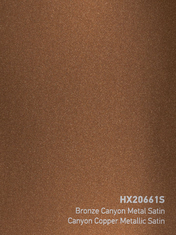 HEXIS Canyon Copper Metallic Satin