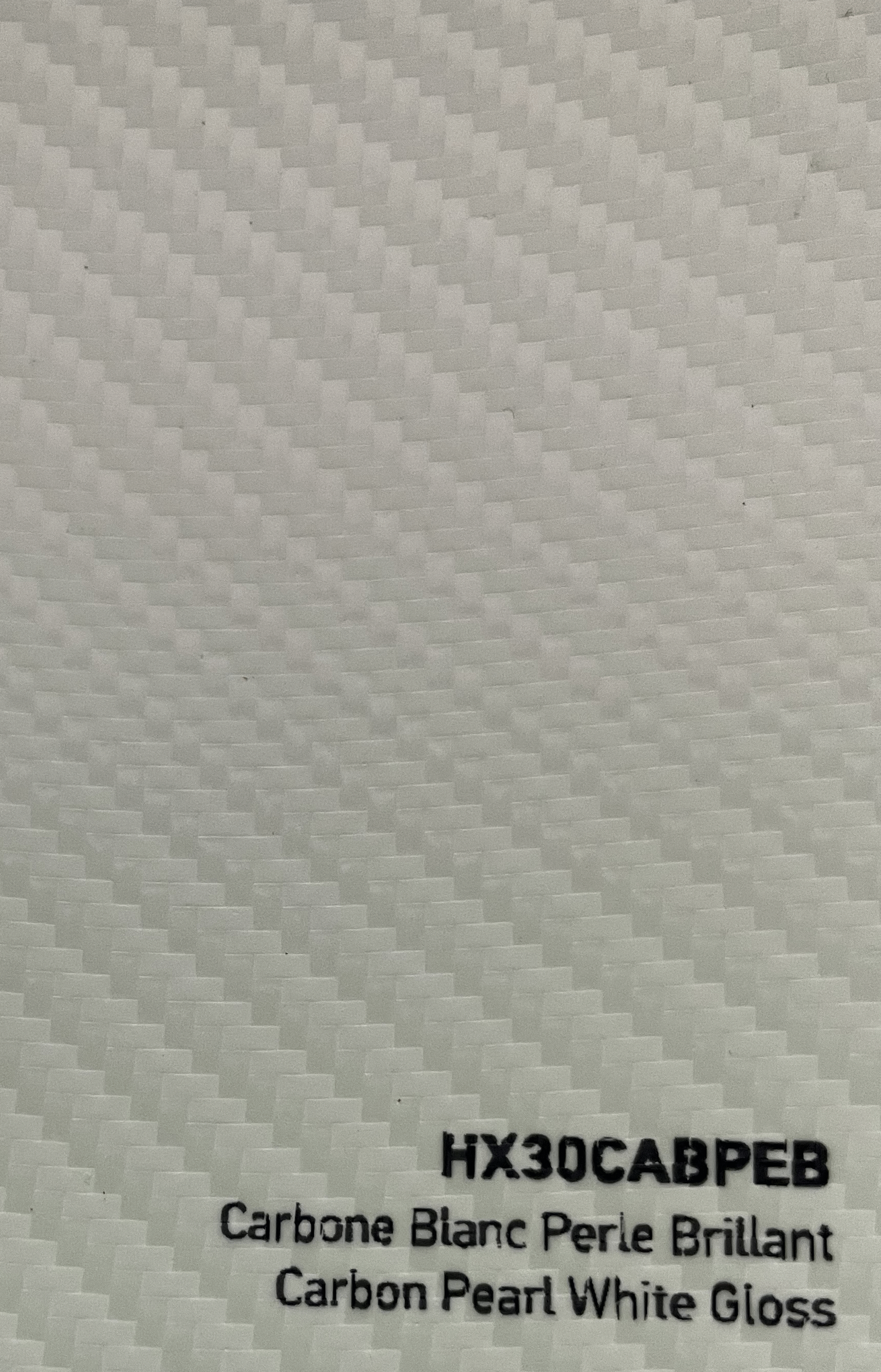 HEXIS Pearl White Carbon Fibre HEXIS