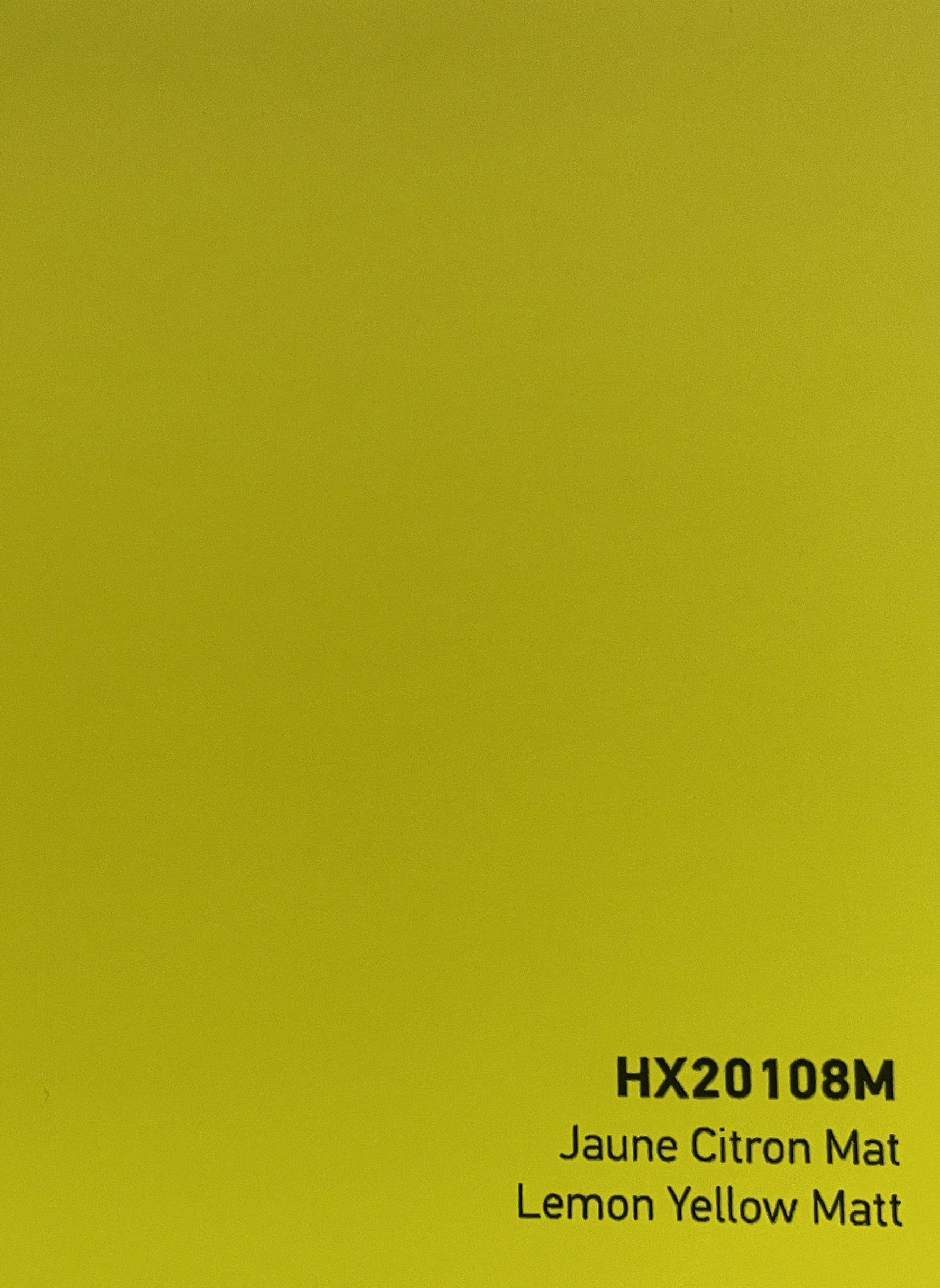 HEXIS Lemon Yellow Matte HEXIS