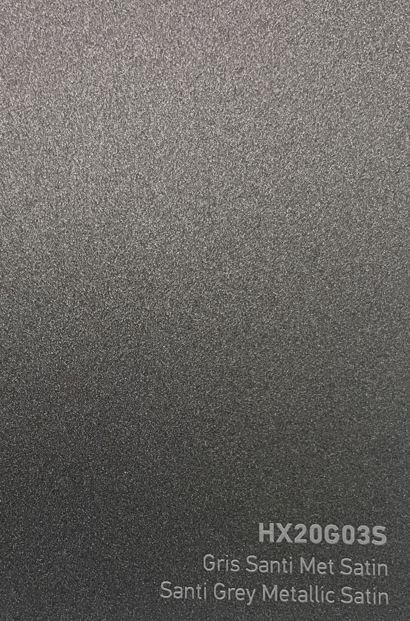 HEXIS Santi Grey Metallic Satin HEXIS