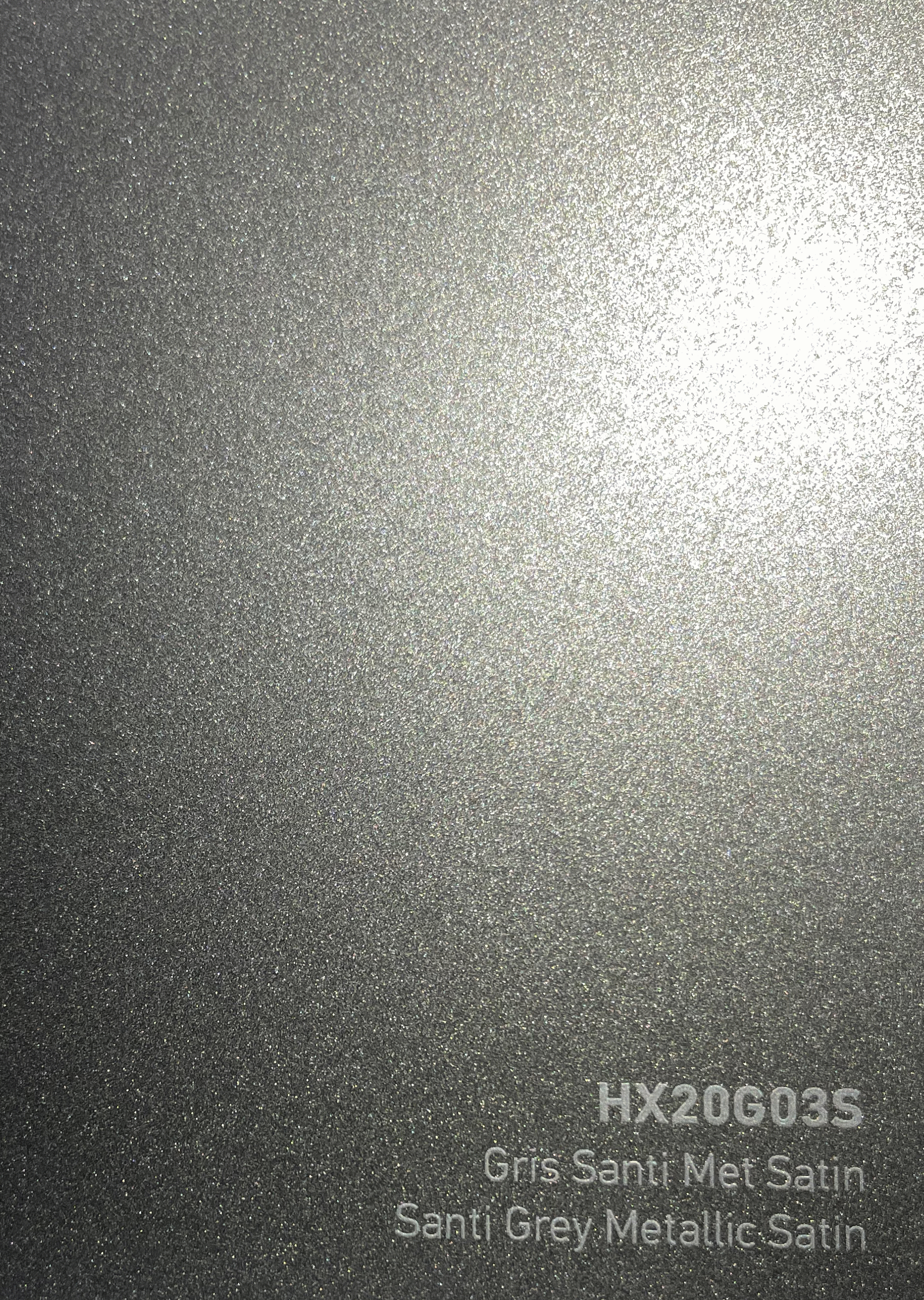 HEXIS Santi Grey Metallic Satin HEXIS