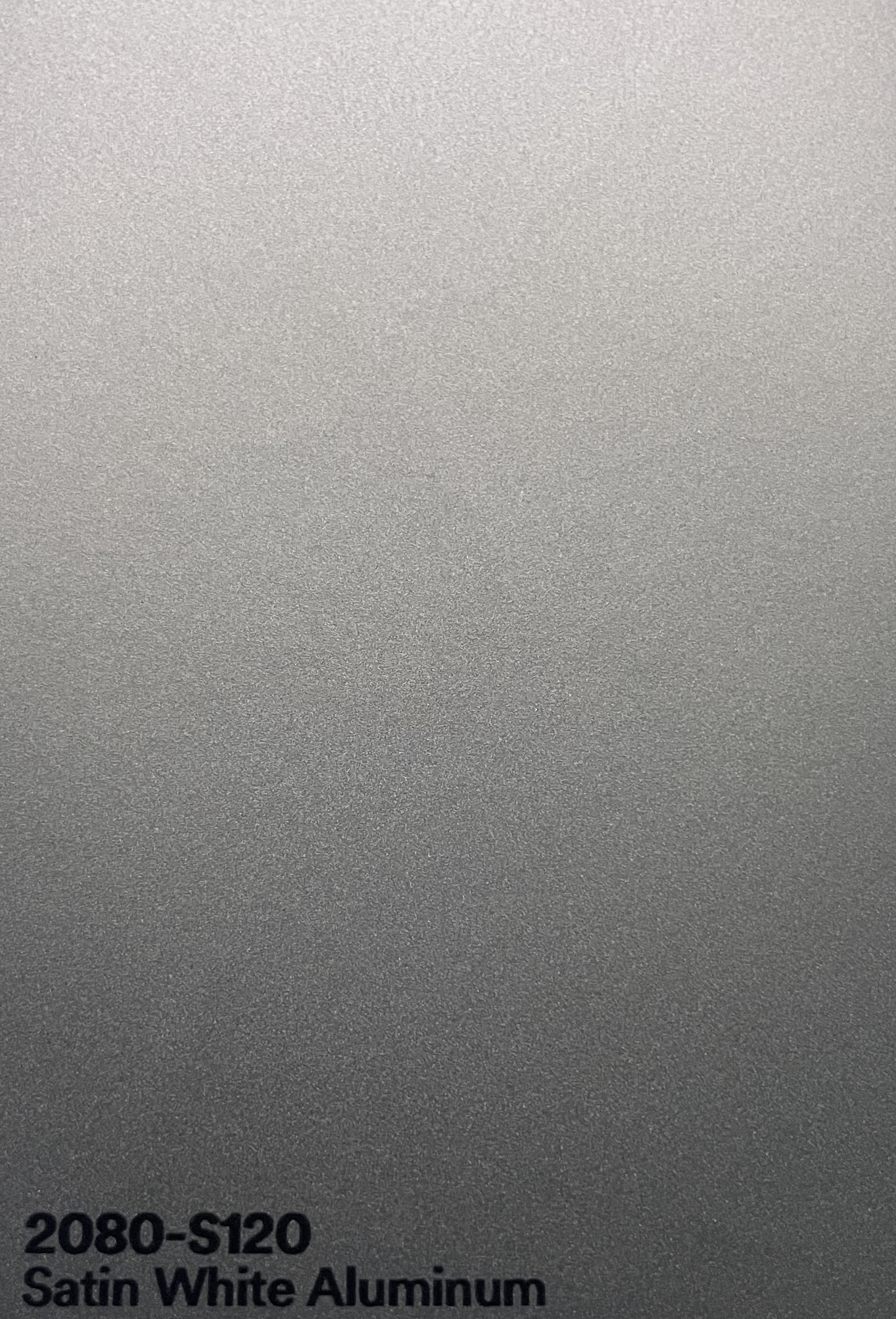 3M Satin White Aluminium 3M