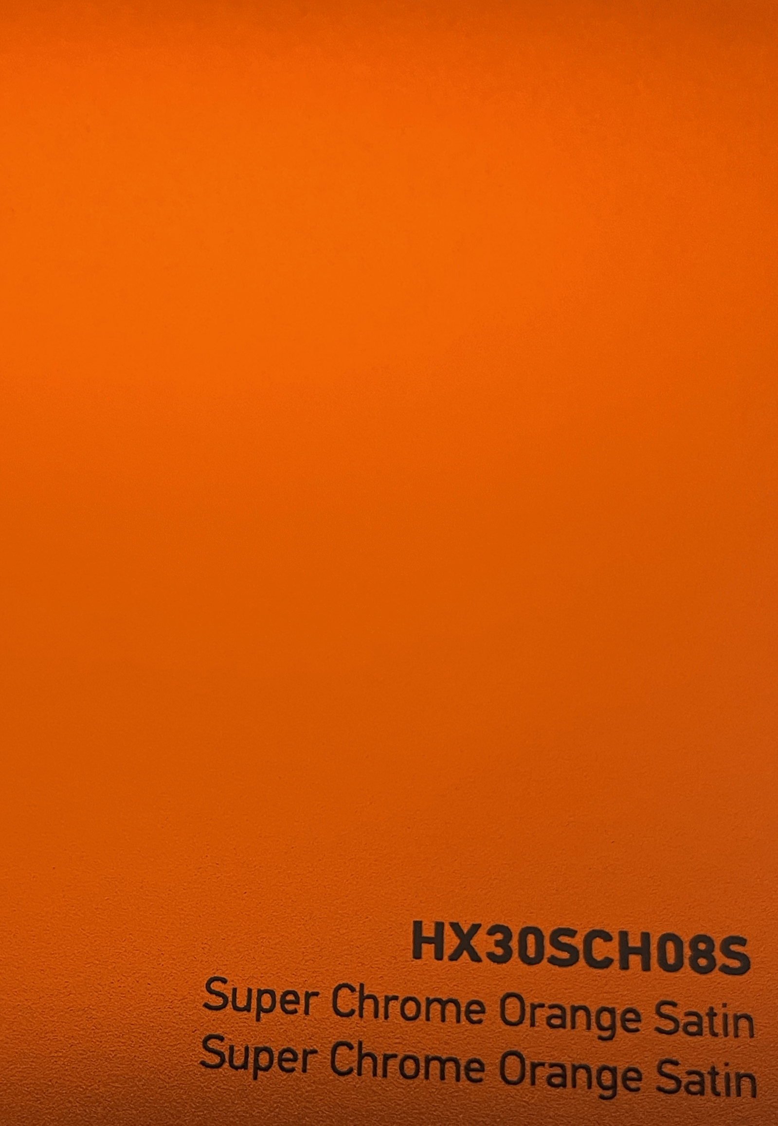 HEXIS Super Chrome Orange Satin HEXIS