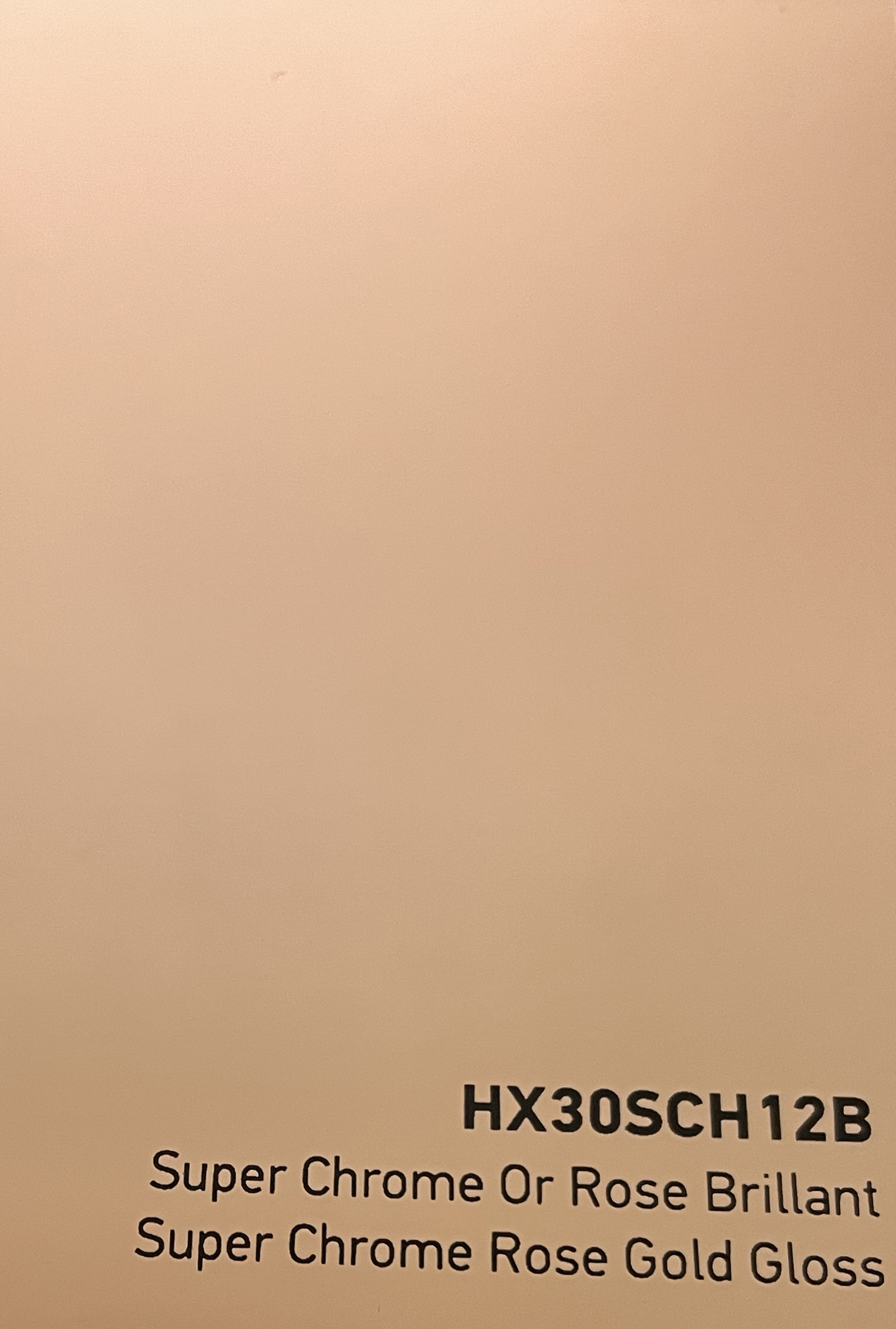 HEXIS Super Chrome Rose Gold Gloss HEXIS