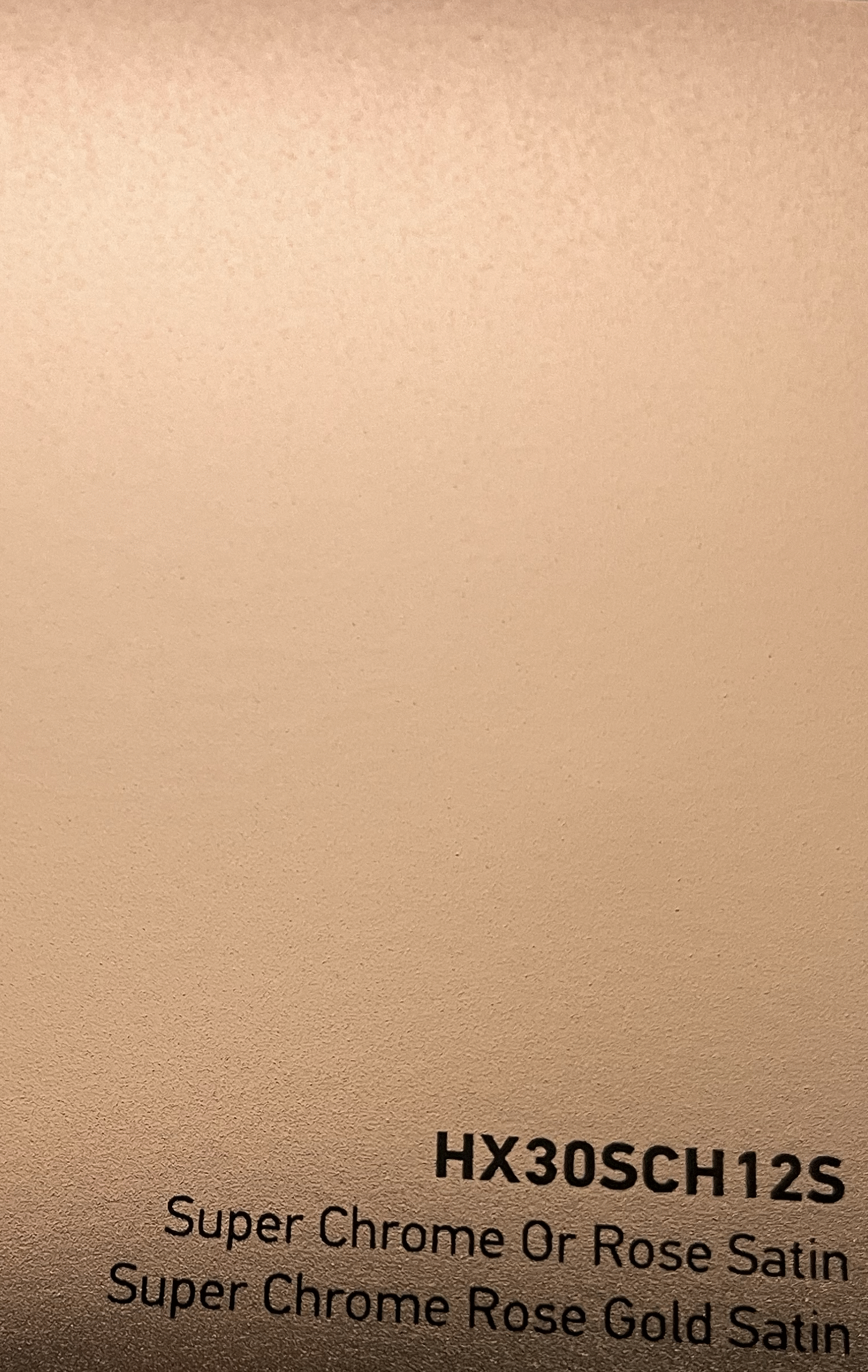 HEXIS Super Chrome Rose Gold Satin HEXIS