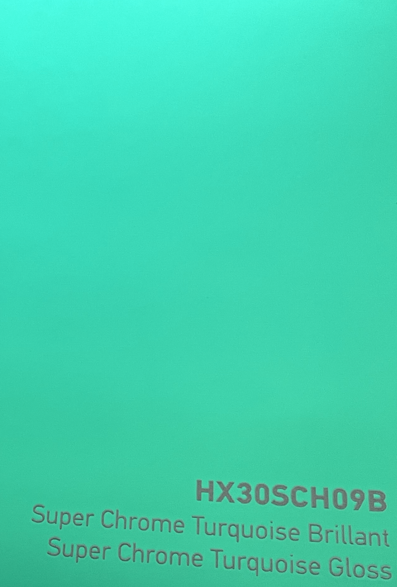 HEXIS Super Chrome Turquoise Gloss HEXIS