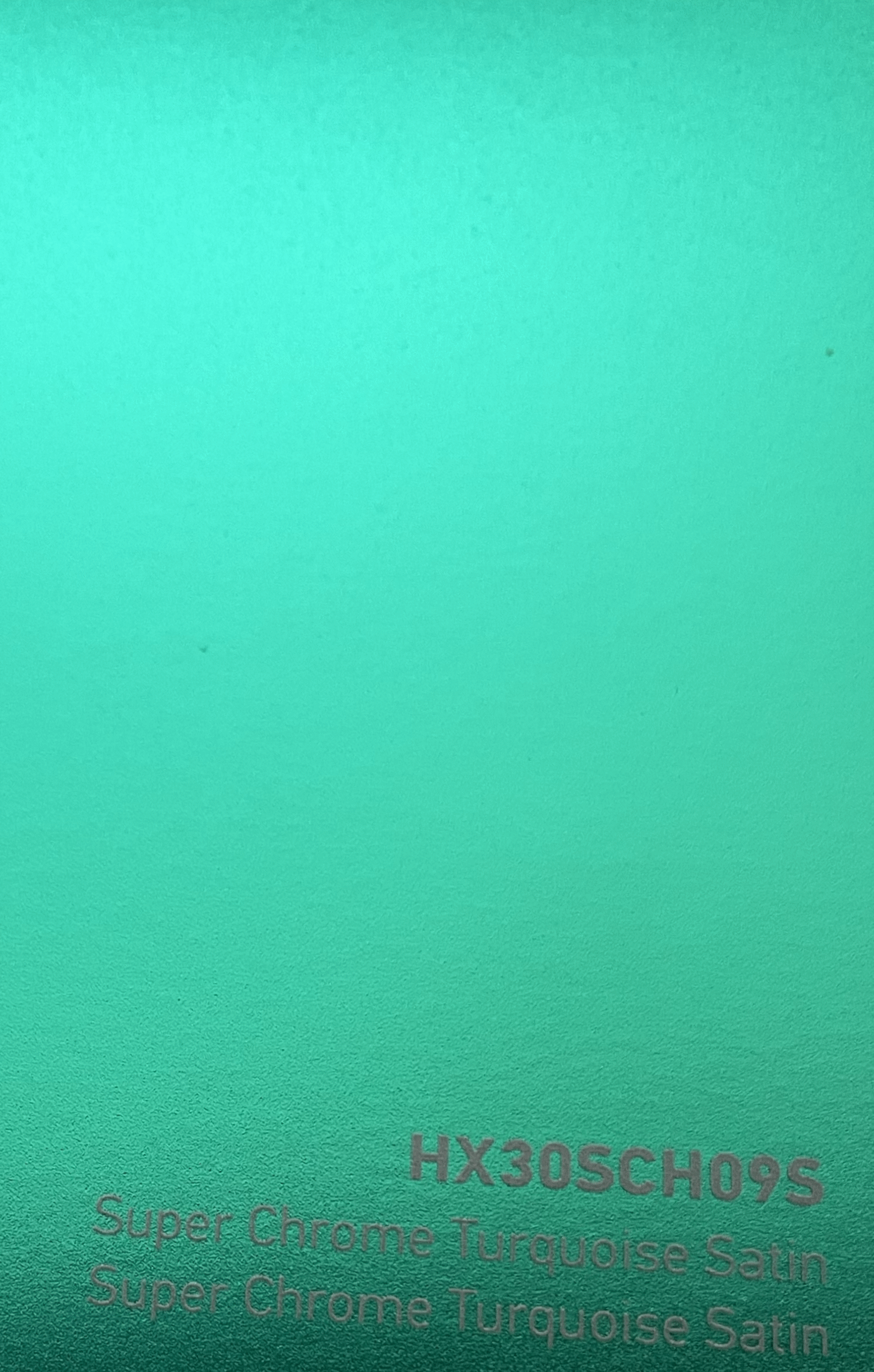 HEXIS Super Chrome Turquoise Satin HEXIS